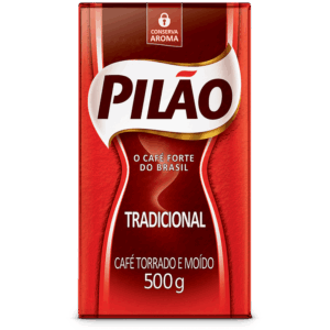Café Pilão Tradicional Vácuo 500g – Fardo com 10 Unidades