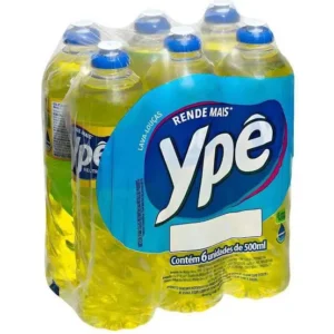 Detergente Líquido Ype Neutro 500ml – Fardo com 6 Unidades